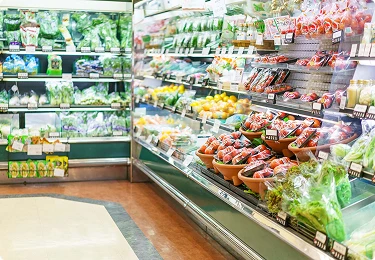 写真：スーパー店内